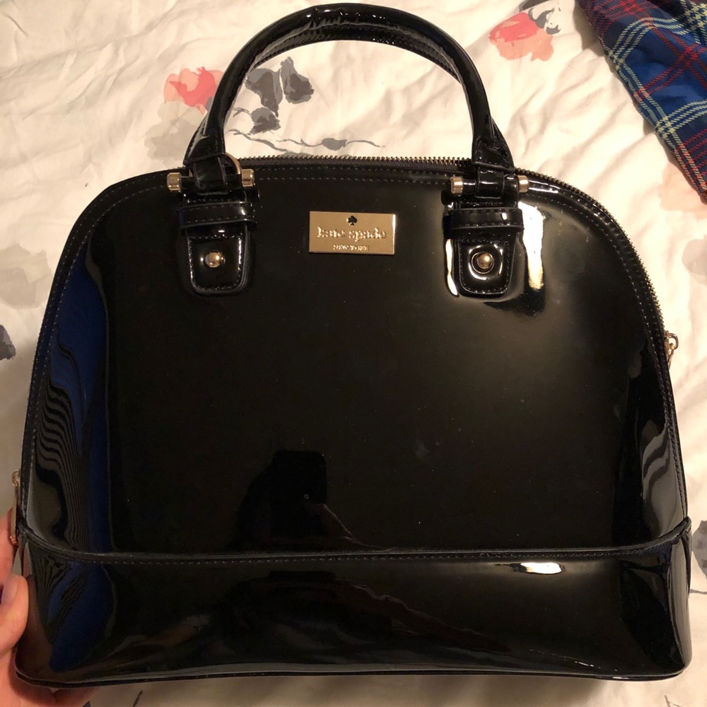 Black Kate Spade purse (knock off)